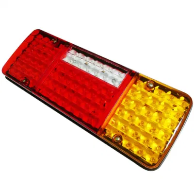 12V 98 LED Trailer Truck Bus Van Stop Rear Tail Indicator Lights Reverse Lamp